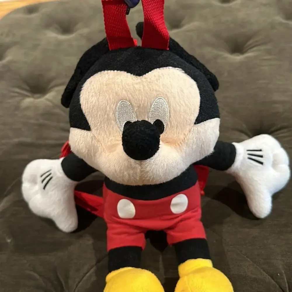 Disney Mickey Mouse stuffed animal backpack